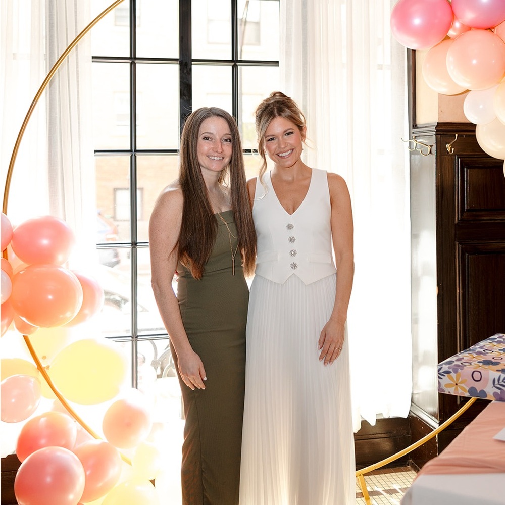 White Pleated Maxi Dress